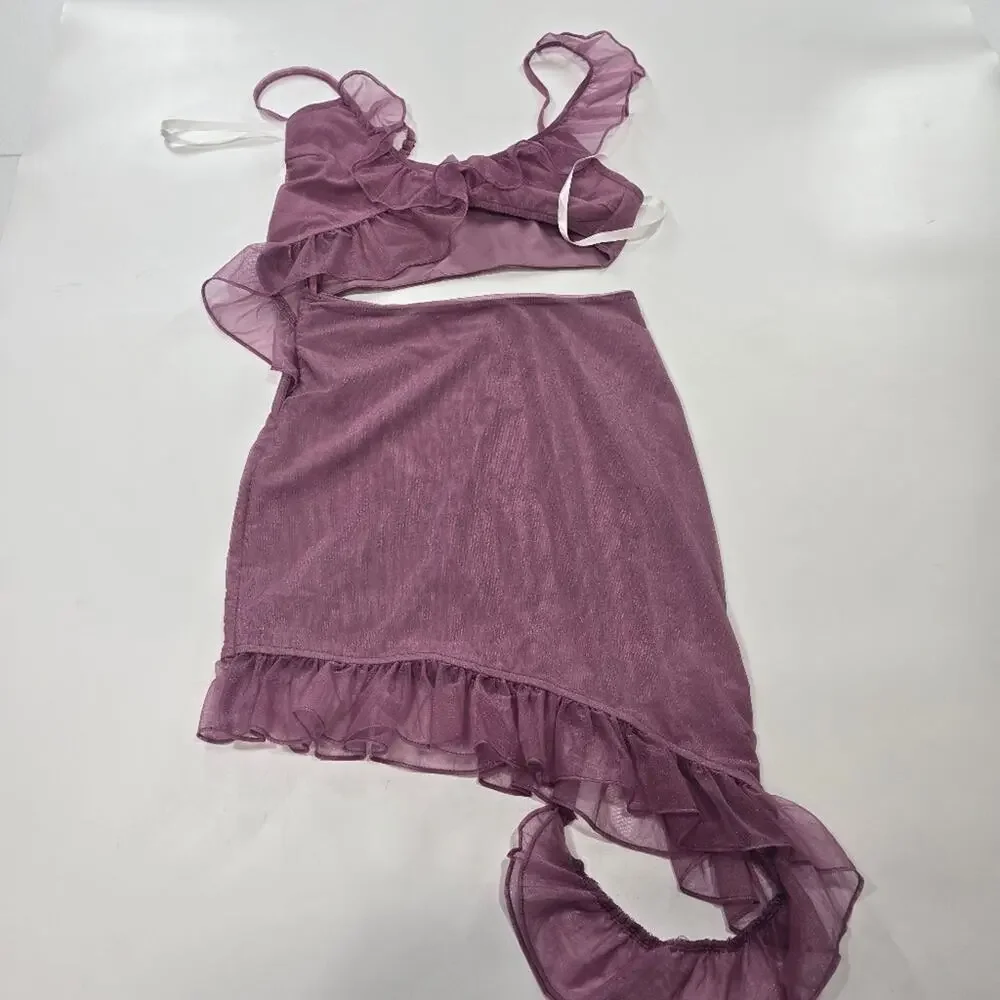 MORE TO COME Payton Ruffle Dress in Pink - Picture 2 of 14